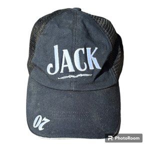 Jack Daniels 07 NASCAR Baseball Cap Trucker Hat Black Mesh Adj. One Size